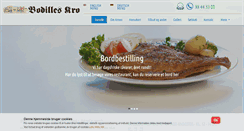 Desktop Screenshot of bodilleskro.dk